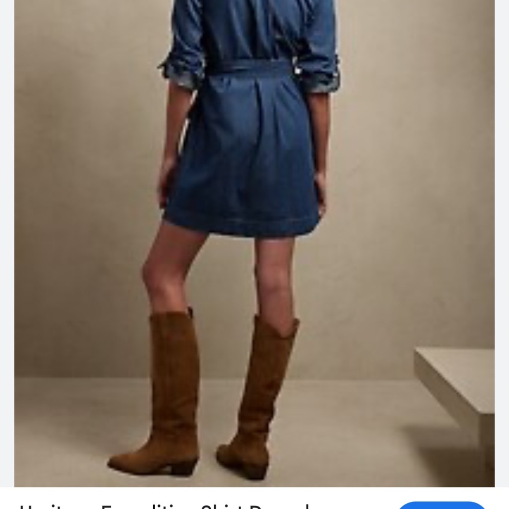 Banana Republic Heritage Expedition shirt dress woman’s size XS NWT - Picture 4 of 8